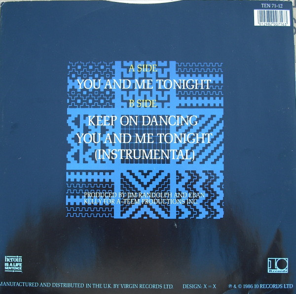 Aurra - You And Me Tonight | 10 Records (TEN 71-12) - 2