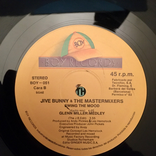 Jive Bunny And The Mastermixers - Swing The Mood | Boy Records (BOY-051) - 4