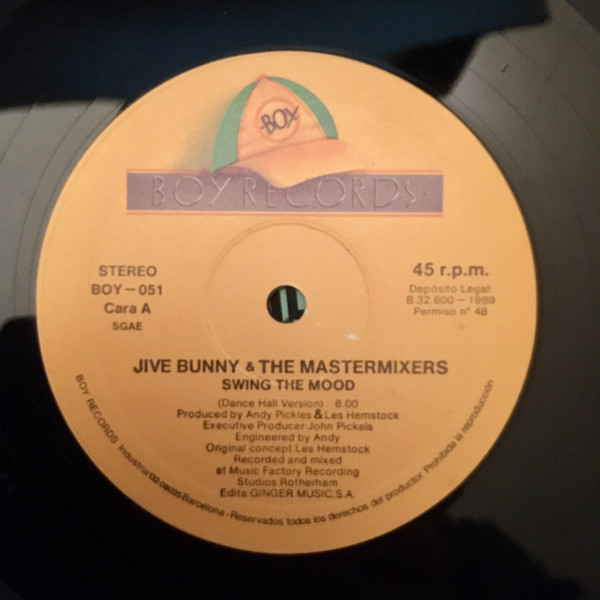 Jive Bunny And The Mastermixers - Swing The Mood | Boy Records (BOY-051) - 3