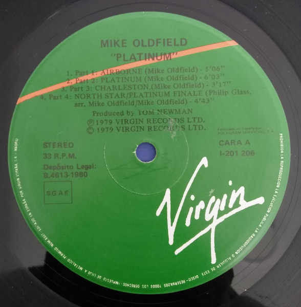 Mike Oldfield - Platinum | Virgin (I-201206) - 3