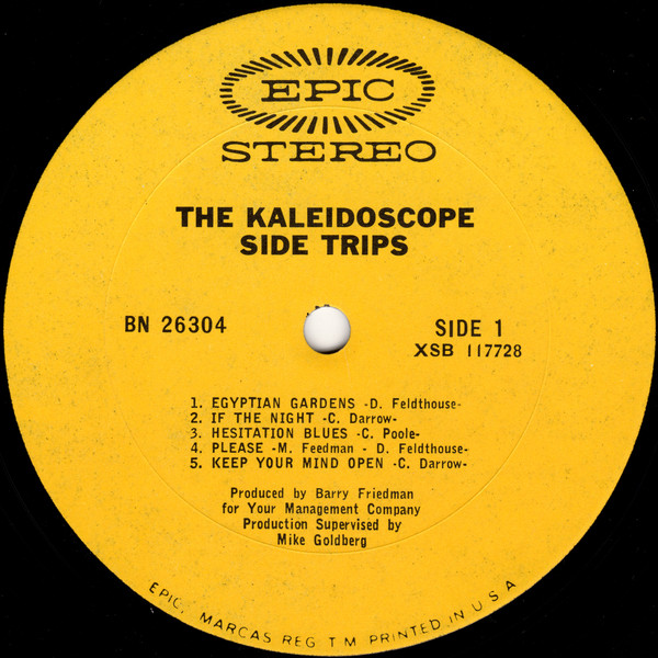 Kaleidoscope - Side Trips | Epic (BN 26304) - 3 Kaleidoscope - Side Trips | Epic (BN 26304) - 3