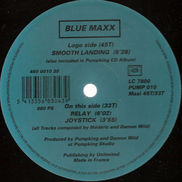 Blue Maxx - Smooth Landing | Pumpking Records (PUMP 010)