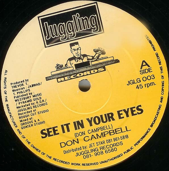 Don Campbell - See It In Your Eyes | Juggling Records (JGLG 003) - 3