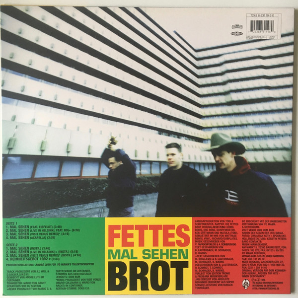 Fettes Brot - Mal Sehen | Alternation (INT 125.073) - 2
