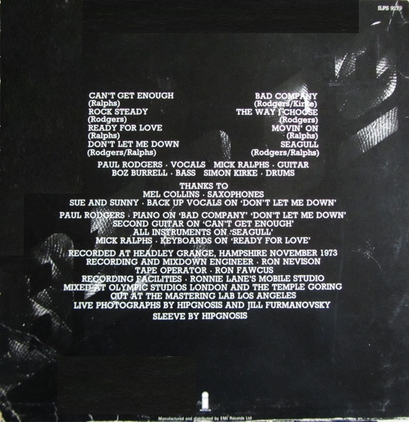 Bad Company - Bad Co | Island Records (ILPS 9279) - 2 Bad Company - Bad Co | Island Records (ILPS 9279) - 2