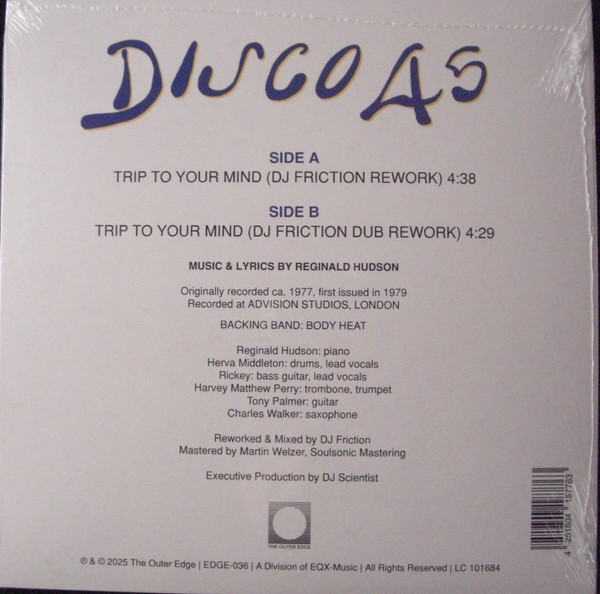 Hudson People - Trip To Your Mind (DJ Friction Reworks) | The Outer Edge (EDGE-036) - 2