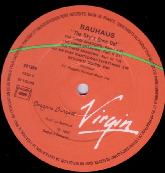 Bauhaus - The Sky's Gone Out | Virgin (201968) - 4