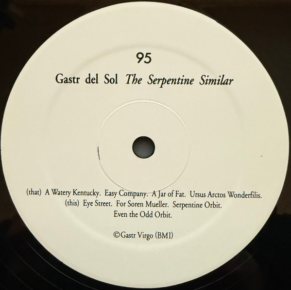 Gastr del Sol - The Serpentine Similar | Drag City (DC106) - 4