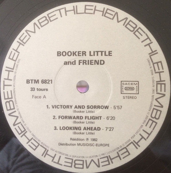 Booker Little - And Friend* | Bethlehem Records (BTM 6821) - 3