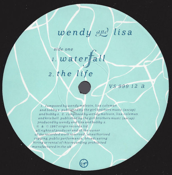 Wendy & Lisa - Waterfall | Virgin (VS 999 12) - 3