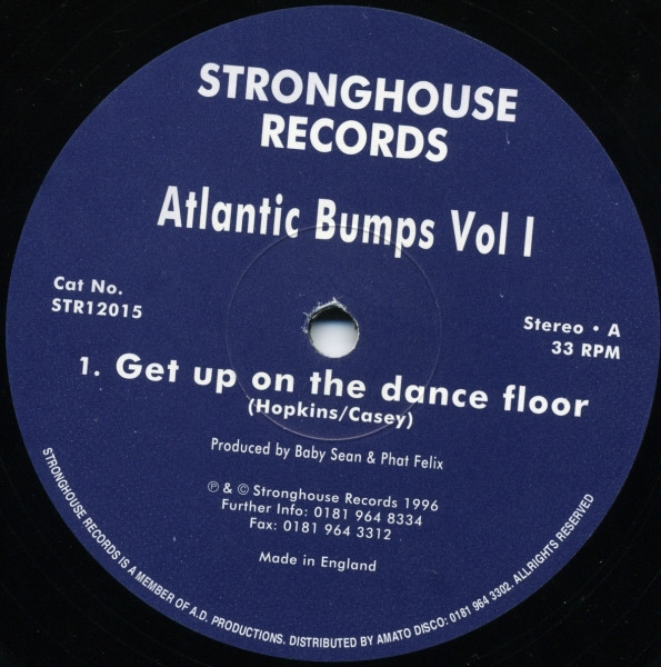 Baby Sean & Phat Felix - Atlantic Bumps Vol. 1 | Stronghouse Records (STR12015)