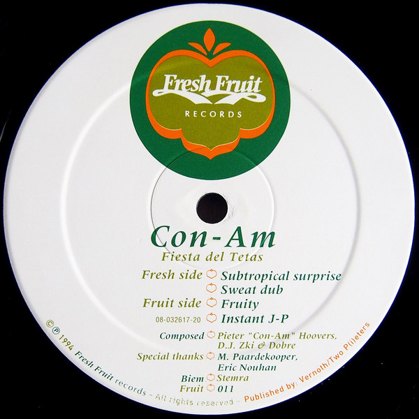 Con-Am - Fiesta Del Tetas | Fresh Fruit Records (Fruit 011) - main