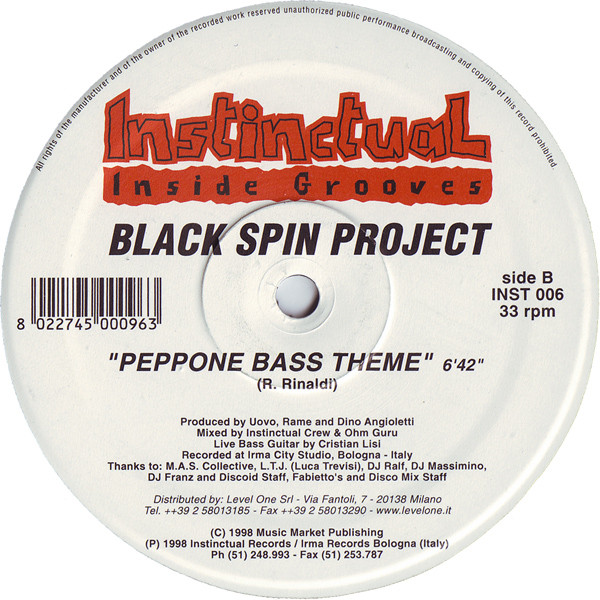 Black Spin Project - Giulianone In Da House | Instinctual Inside Grooves (INST 006) - 4 Black Spin Project - Giulianone In Da House | Instinctual Inside Grooves (INST 006) - 4