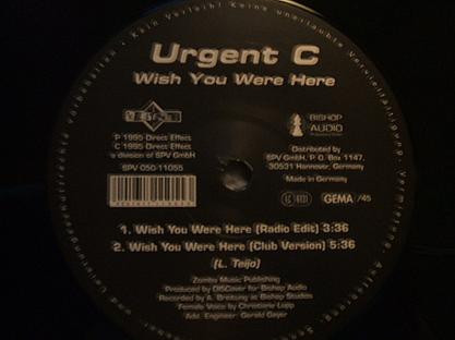 Urgent C. - Wish You Were Here | Direct Effect (SPV 050 11055) - main Urgent C. - Wish You Were Here | Direct Effect (SPV 050 11055) - main