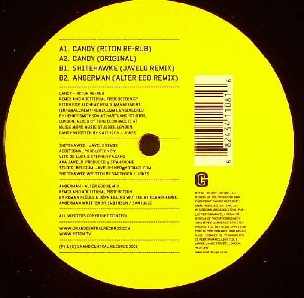 Riton - Candy | Grand Central Records (GC 190) - main