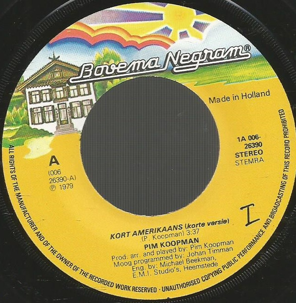 Pim Koopman - Kort Amerikaans | Bovema Negram (1A 006-26390) - 3