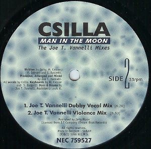 Csilla - Man In The Moon (The Joe T. Vannelli Mixes) | NEC Records (NEC 759527) - 2