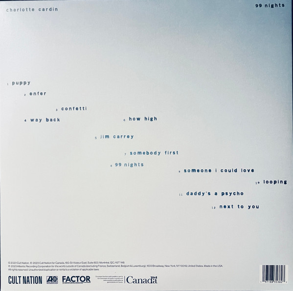 Charlotte Cardin - 99 Nights | Cult Nation (19718835382) - 2