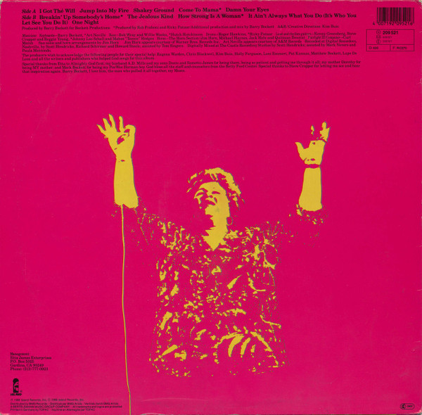 Etta James - Seven Year Itch | Island Records (209 521) - 2 Etta James - Seven Year Itch | Island Records (209 521) - 2
