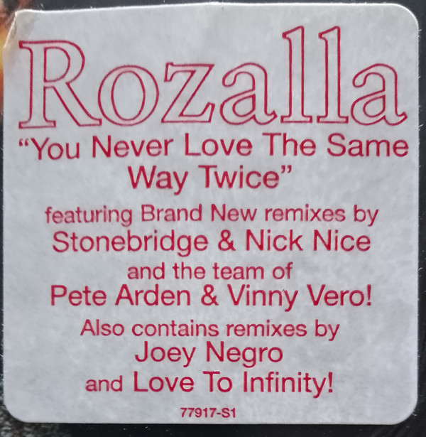Rozalla - You Never Love The Same Way Twice | Epic Dance (49 77917) - 5 Rozalla - You Never Love The Same Way Twice | Epic Dance (49 77917) - 5