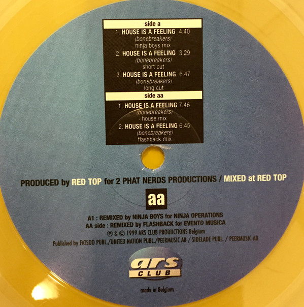 Bonebreakers - House Is A Feeling | ARS Club (MS 740441-1) - 2