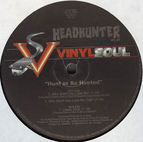Terry Hunter - Headhunter (Vol. 3) | Vinyl Soul (VS-113)