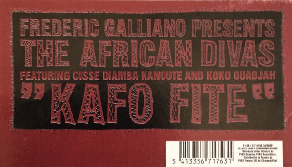 Frederic Galliano And The African Divas - Kafo Fite | F Communications (F 108) - 5