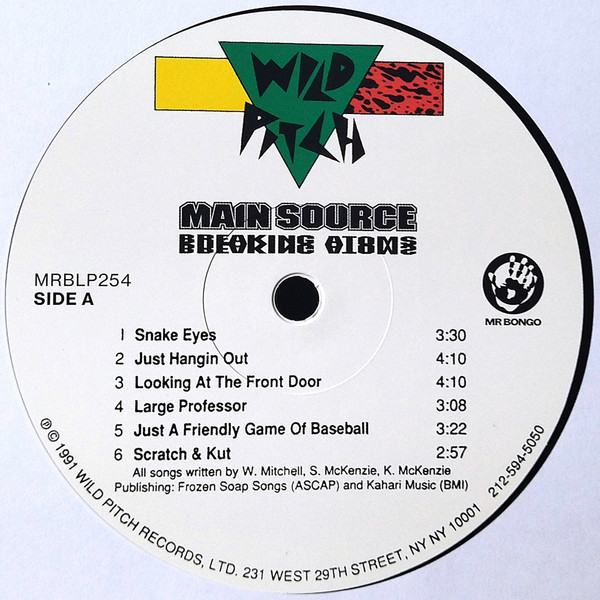 Main Source - Breaking Atoms | Wild Pitch Records (MRBLP254) - 3