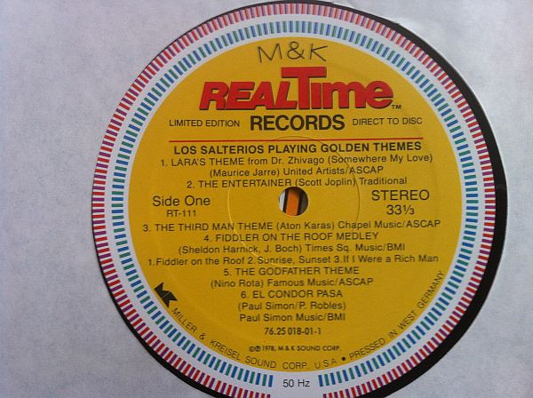 Los Salterios - Golden Themes | M & K Realtime Records (RT-111) Los Salterios - Golden Themes | M & K Realtime Records (RT-111)