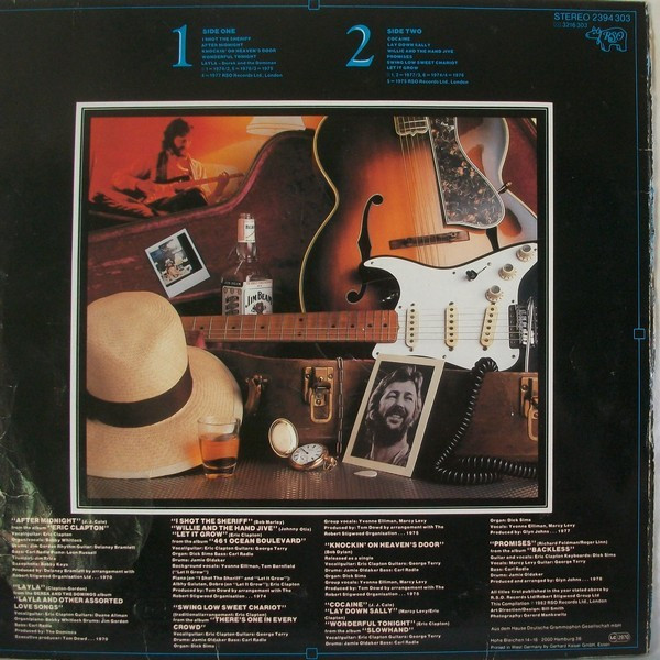 Eric Clapton - Time Pieces - The Best Of Eric Clapton | RSO (2394 303) - 2 Eric Clapton - Time Pieces - The Best Of Eric Clapton | RSO (2394 303) - 2