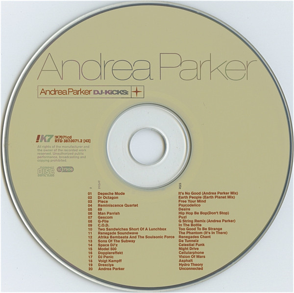 Andrea Parker - DJ-Kicks: | !K7 (K7071CD) - 3