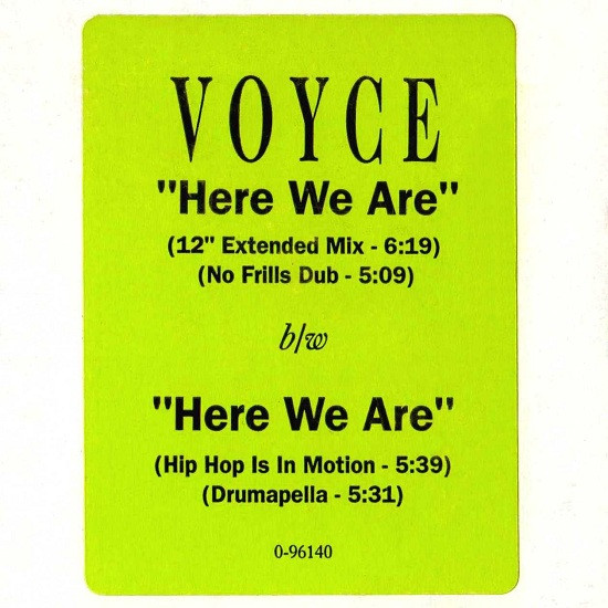 Voyce - Here We Are | ATCO Records (DMD 1882)