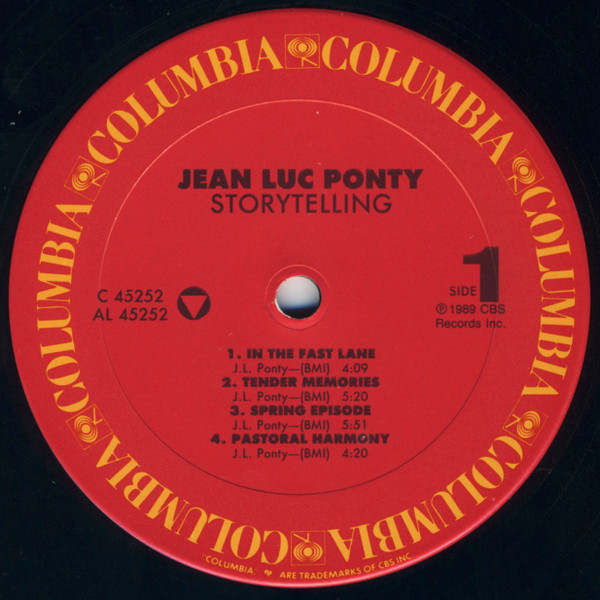 Jean-Luc Ponty - Storytelling | Columbia (FC 45252) - 3