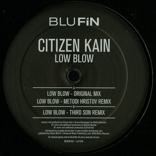 Citizen Kain - Low Blow | Blu Fin (BLUFIN 205)