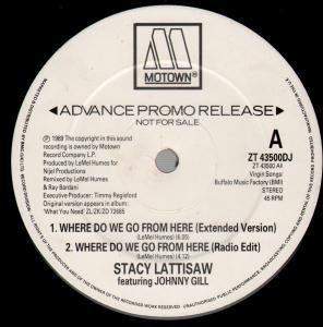 Stacy Lattisaw - Where Do We Go From Here / What You Need | Motown (ZT 43500DJ)