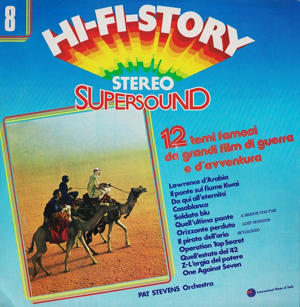 Pat Stevens Orchestra - 12 Temi Famosi Da Grandi Film Di Guerra E D'Avventura | I.M.I. International Music Of Italy (HFS-08) Pat Stevens Orchestra - 12 Temi Famosi Da Grandi Film Di Guerra E D'Avventura | I.M.I. International Music Of Italy (HFS-08)