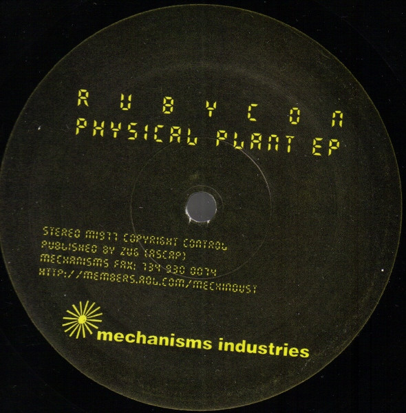 Rubycon - Physical Plant EP | Mechanisms Industries (M1977)