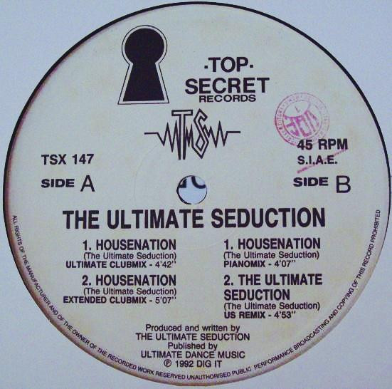 The Ultimate Seduction - Housenation (12") [Vinyl] | Top Secret Records (TSX 147) - 3