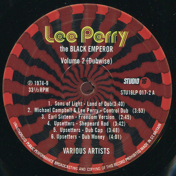 Various - Lee Perry The Black Emperor Vol.2 Dubwise | Studio 16 (STU16LP 017-2) - 3