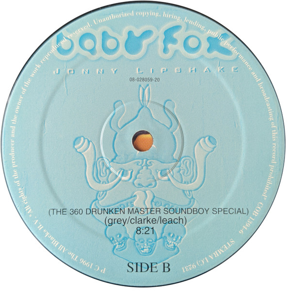 Baby Fox - Jonny Lipshake | Malawi Records (COB 1394-6) - 3