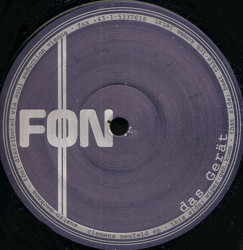 Clemens Neufeld - Das Gerät | Fön (fön1)