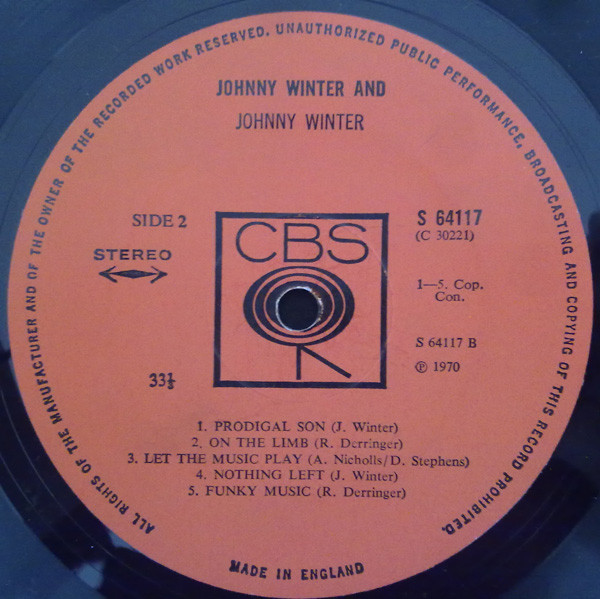 Johnny Winter And - Johnny Winter And | CBS (64117) - 4