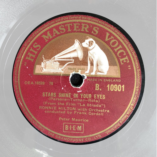 Ronnie Hilton - Stars Shine In Your Eyes / We'll Go A Long Long Way Together | His Master's Voice (B.10901)