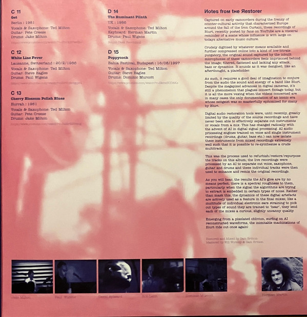 Blurt - My Mother Was A Friend Of An Enemy Of The People | All City Records (ACBLPx1) - 3