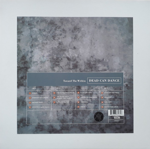 Dead Can Dance - Toward The Within | 4AD (DAD 3627) - 2 Dead Can Dance - Toward The Within | 4AD (DAD 3627) - 2