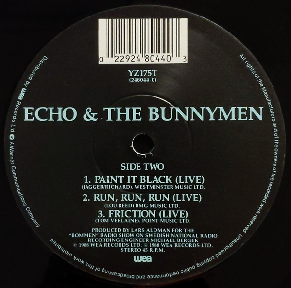 Echo & The Bunnymen - People Are Strange | WEA (YZ175T) - 4 Echo & The Bunnymen - People Are Strange | WEA (YZ175T) - 4