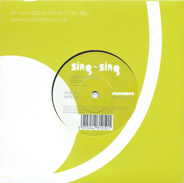 Sing-Sing - Tegan | Poptones (mc5050s) - 2