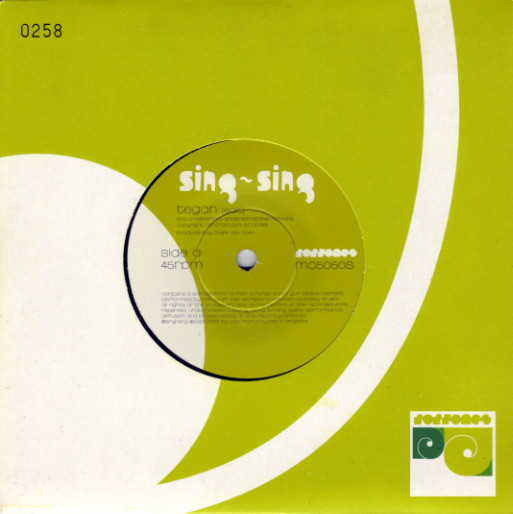 Sing-Sing - Tegan | Poptones (mc5050s)