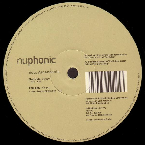 Soul Ascendants - Rise | Nuphonic (NUX 125)