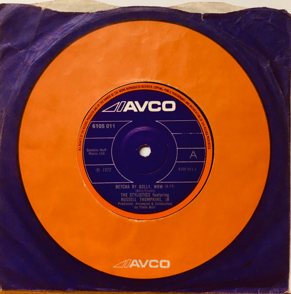 The Stylistics Featuring Russell Thompkins, Jr. - Betcha By Golly, Wow | Avco (6105 011) - 3